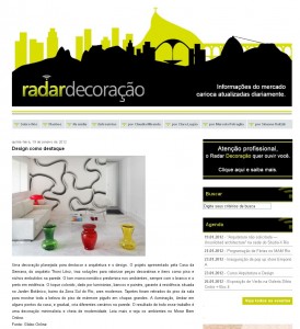 Thoni Litsz Radar Decoração 19.01.12 274x300 Design como Destaque!