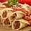 Panqueca de carne com molho de tomate