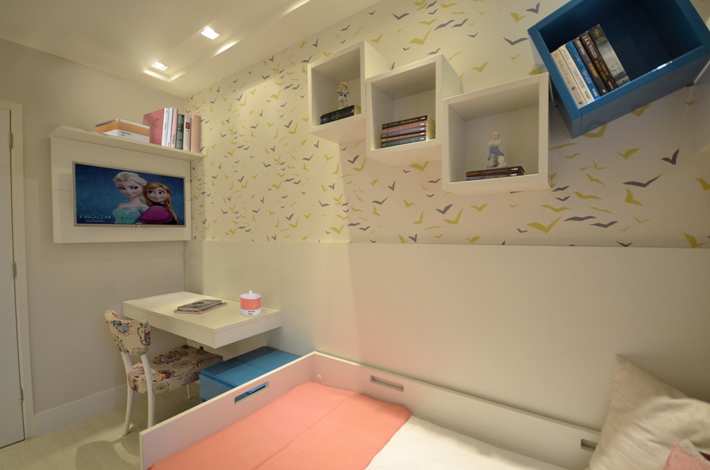 Quarto da adolecente Apartamento Cidade Jardim Thoni Litsz Quarto menina 00 Quarto da adolecente