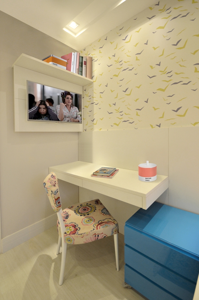 Quarto da adolecente Apartamento Cidade Jardim Thoni Litsz Quarto menina 03 Quarto da adolecente