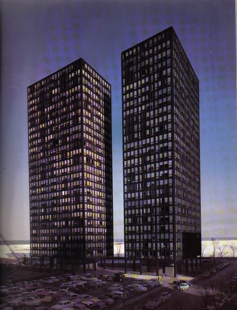 Mies van der Rohe - Lake Shore Drive Apartaments Chicago imagem