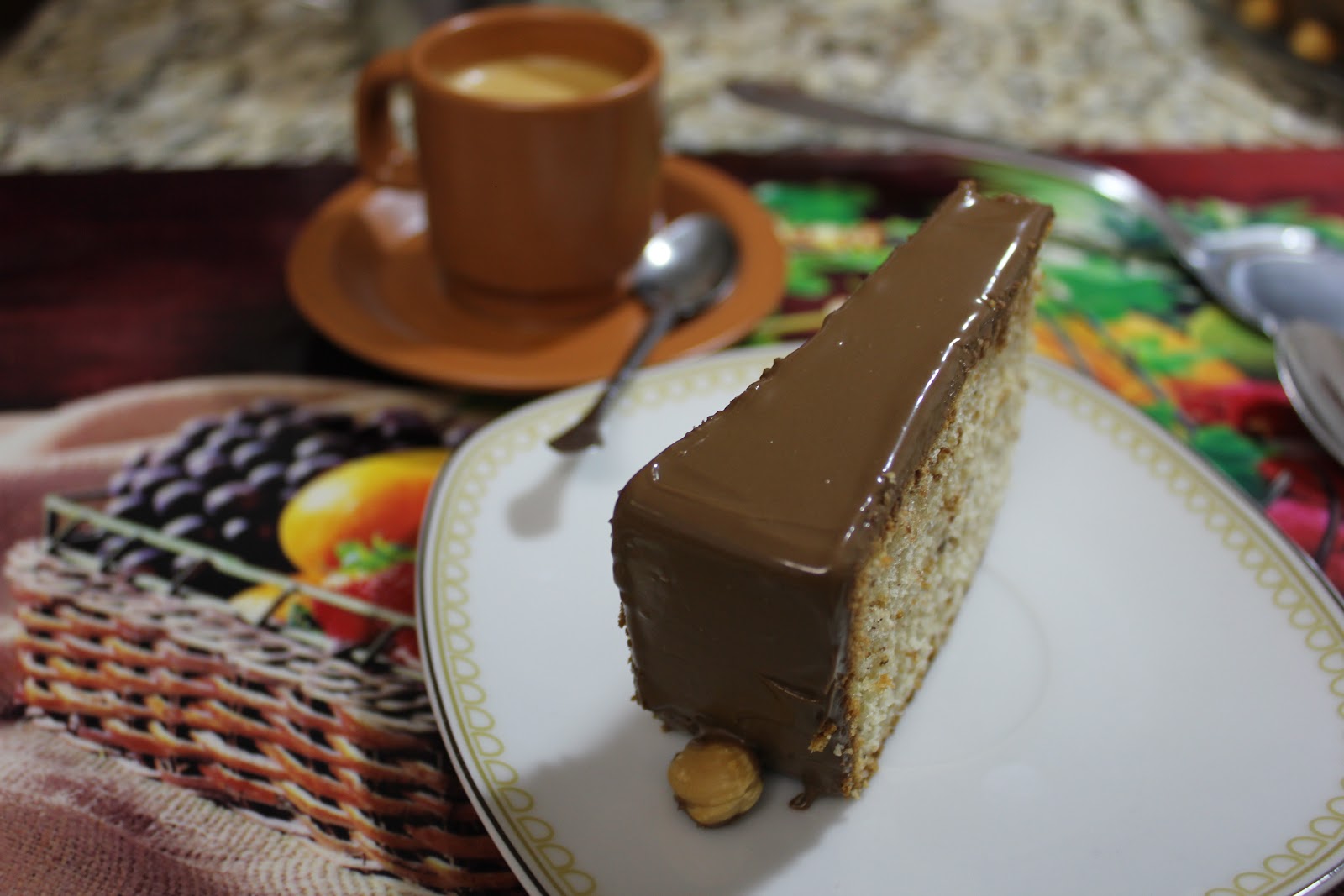 Bolo de Avelã com Nutella 7