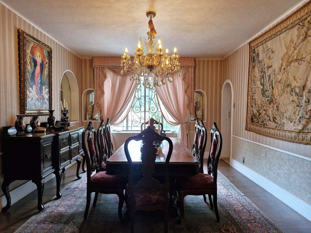 Sala de Jantar do Solar de Laranjeiras assinada pelo arquiteto Thoni LItsz