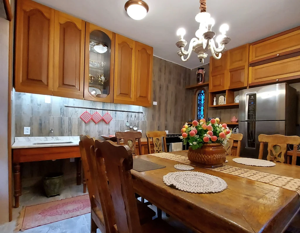 Cozinha do quarto andar do Solar de Laranjeiras projeto do arquiteto Thoni Litsz