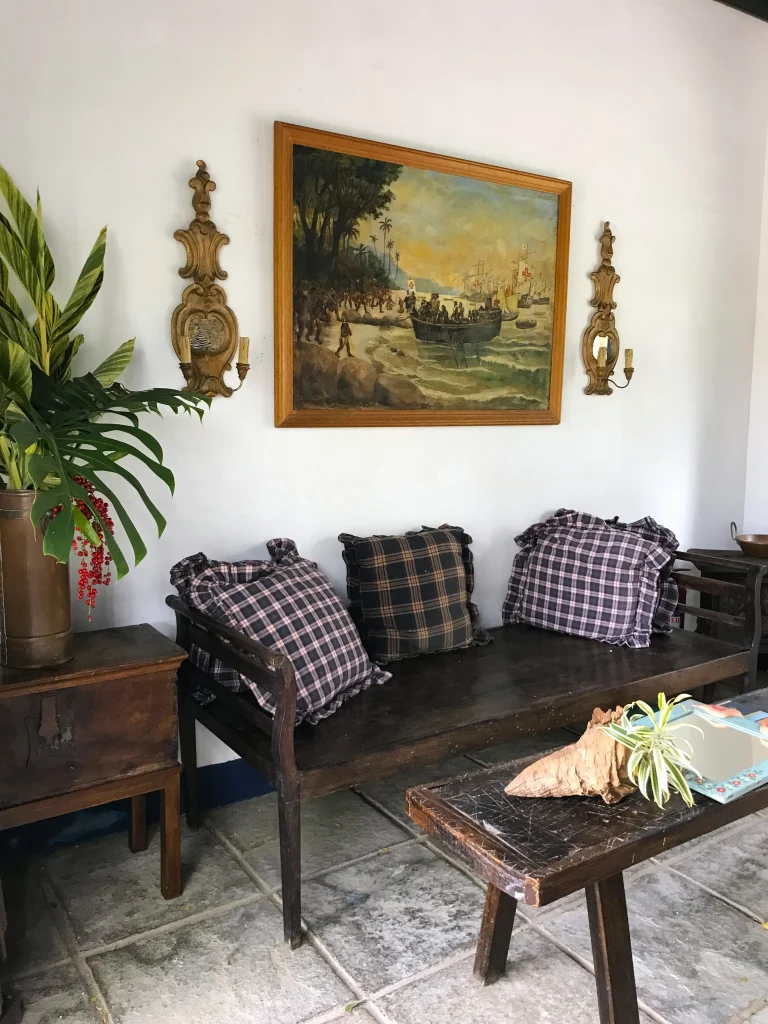 Hall de entrada da Hípica da Fazenda São Luiz da Boa Sorte decoração Thoni Litsz
