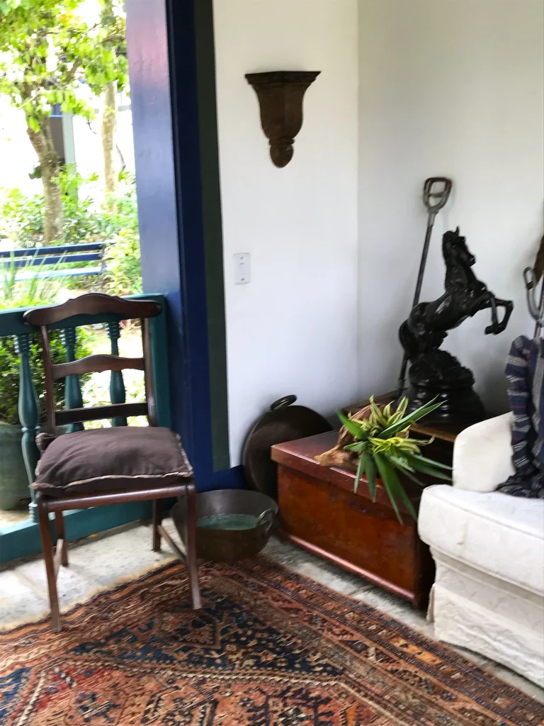 Hall de entrada da Hípica da Fazenda São Luiz da Boa Sorte decoração Thoni Litsz
