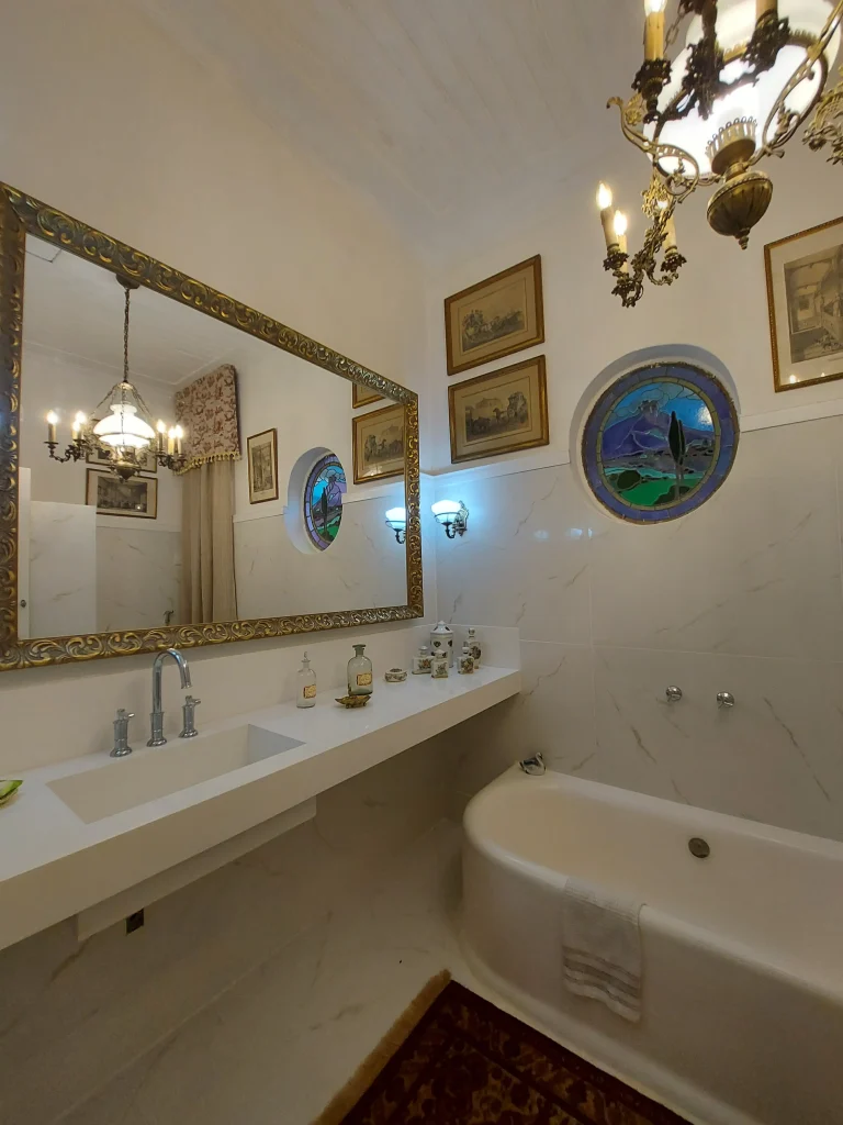 Sala de Banho do Solar de Laranjeiras retrofit do arquiteto Thoni Litsz