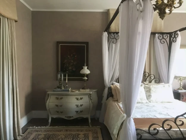 Quarto de hóspedes do terceiro andar do Solar de Laranjeiras projeto do Arquiteto Thoni Litsz