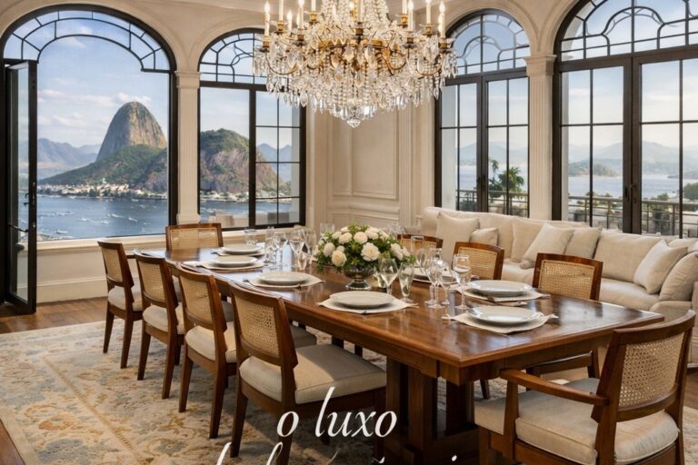 Sala de Jantar apartamento da Praia do Flamengo assinado pelo arquiteto Thoni Litsz
